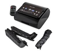 Dinamicamed Pressoterapia Linfodrenaggio per Casa (Premium 6.0 Digitale) | Massaggiatore Professionale per Massaggio Linfodrenante a 6 Camere d'Aria con 2 Gambali XL e Bracciale - 6 Programmi