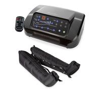 Dinamicamed Pressoterapia Linfodrenaggio per Casa (PRO 4.0 Digitale) | Massaggiatore Professionale per Massaggio Linfodrenante a 4 Camere d'Aria con 2 Gambali XL - 6 Programmi di Lavoro