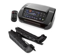 Dinamicamed Pressoterapia Linfodrenaggio per Casa (PRO 6.0 Digitale) | Massaggiatore Professionale per Massaggio Linfodrenante a 6 Camere d'Aria con 2 Gambali XL - 6 Programmi di Lavoro