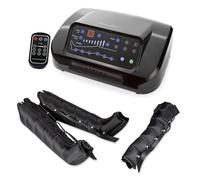 Dinamicamed Pressoterapia Linfodrenaggio per Casa (PRO 6.0 Digitale) | Massaggiatore Professionale per Massaggio Linfodrenante a 6 Camere d'Aria con 2 Gambali XL e Bracciale - 6 Programmi