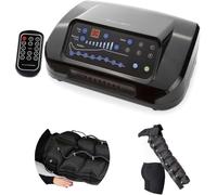Dinamicamed Pressoterapia Linfodrenaggio per Casa (PRO 8.0 Digitale) | Massaggiatore Professionale per Massaggio Linfodrenante a 8 Camere d'Aria con Bracciale e Pantalone Lungo - 6 Programmi