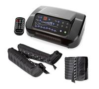 Dinamicamed Pressoterapia Linfodrenaggio per Casa (PRO 8.0 Digitale) | Massaggiatore Professionale per Massaggio Linfodrenante a 8 Camere d'Aria con 2 Gambali XL e Fascia Addome - 6 Programmi