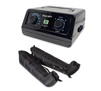 Dinamicamed® Premium 4.0 Pressoterapia Linfodrenaggio Professionale Manuale Compact, Pressoterapia per Casa, Massaggio Linfodrenante a 4 Camere d'Aria con Gambali XL