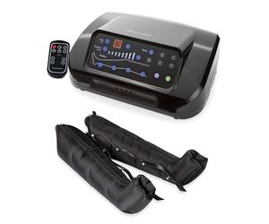 Dinamicamed ® PRO 4.0 Pressoterapia Linfodrenaggio Professionale Digitale Classic, Pressoterapia per Casa con 6 Programmi, Massaggio Linfodrenante 4 Camere con Gambali XL