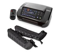 Dinamicamed ® PRO 8.0 Pressoterapia Linfodrenaggio Professionale Digitale Classic, Pressoterapia per Casa con 6 Programmi di Lavoro, Massaggio Linfodrenante a 8 Camere d'Aria con Gambali XL