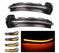 dinamiche indicatori di direzione una coppia specchio luci led per Audi A3 8V S3 RS3 2013-2020 Giallo