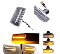 dinamici Indicatori direzione 2 pezzi Dinamico Indicatore Laterale LED Ripetitore Indicatore di Direzione Lampada Luce Per Chevrolet Aveo Cruze Orlando Vectra Zafira 2004-2018 LED Indicatore dinamici(