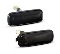 Dinamico Indicatore Direzione Per Civic 1996-2000 Per Ballade Per Prelude Indicatore Direzione A LED Per Parafango Luce Segnalazione Laterale Dinamica 2X Indicatori Direzione Dinamici(Smoked lens)