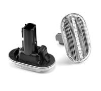 Dinamico Indicatore Indicatore Direzione Specchietto Retrovisore Laterale Per Auto Luce Di Sterzo Compatibile Con Mazda Per Spiano HF21S 2005 2006 2007 2008(White)