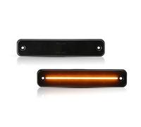 Dinamico Indicatore Per Hummer H2 2003-2009 12VAmber LED Indicatore laterale Ripetitore Luci Indicatori di direzione laterali Lampada anteriore e indicatore posteriore rosso(1 2pc Front Smoked)