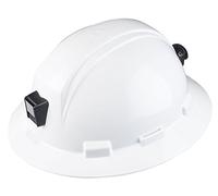 Dinamico Kilimanjaro Full Brim Hard Hat, HDPE, Tipo 1 sospensione a 4 punti, regolazione del cricchetto ruota, bianco (280-HP641R-01)
