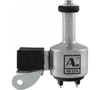 Dinamo ANLUN 6V/3W Destra in Alluminio Argento con Rullo in Gomma Grande