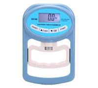 Dinamometro, 265Lbs/120Kg Tester di Presa Dinamometro Digitale a Mano Misuratore USB Schermo LCD Impugnatura for Allenamento Potenza per forza, tensione e peso(Blauw)