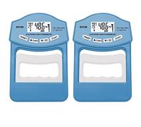 Dinamometro digitale 396Lbs/180Kg Dinamometro digitale a mano Misuratore di forza della presa USB Schermo LCD Hand Grip Dinamometro Tester di forza della presa(2Pcs Blue Meter)