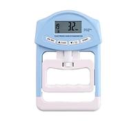 Dinamometro digitale, Dinamometro a mano elettronico digitale 90 kg/200 libbre Conteggio di impugnature for Misurazione del rafforzamento Auto Cattura potenza cattura automatica(Blauw)