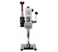 Dinamometro digitale, dinamometro push pull con supporto for dinamometro, corsa a leva 75 mm, 3 tipi di unità DN/Ibf/gf, con 5 morsetti, macchina for prove di pressione, for elettronica(1000N)