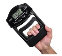 Dinamometro digitale for allenamento della forza di presa Tester elettronico Schermo LCD USB Esercizio for for la scuola a casa(EH106-180kg-black)