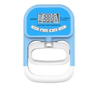 Dinamometro digitale for mani Rinforzatore della presa Tester for la forza USB ricaricabile Misuratore for esercizi for mano Calibro for allenamento con(Blue EH109)