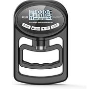 Dinamometro digitale manuale, tester della forza di presa con display LCD e 19 slot di memoria, 265 libbre/120 kg, ricaricabile tramite USB for allenamento sportivo, fitness a casa