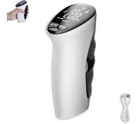 Dinamometro digitale ricaricabile con LED retroilluminato per test di forza e allenamento della forza della presa e dell'allenamento, dinamometro per la scuola sportiva