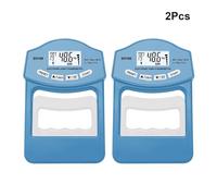 Dinamometro digitale, Tester di di presa, dinamometro digitale da mano da 396 libbre/180 kg, misuratore di di presa, schermo LCD USB, dinamometro da presa utilizzato in elettronica(2Pcs Blue Meter)