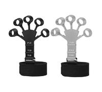 Dinamometro Impugnature Manubri Attrezzatura sportiva for la casa Fascia di resistenza Esercizio Ciambelle Allenamento ed esercizio Bodybuilding Uomo Palestra(1 pair Black Gray)