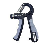 Dinamometro Impugnature regolabili da 5-60 kg Rafmento del dinamometro regolabile Le mani strette si riferiscono alle impugnature for l'allenamento muscolare 'avambraccio(Black Grey)