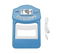 Dinamometro manuale digitale Grip Strength Trainer 396Lbs/180 Kg Grip Strength Rehabilitation Training Tester for uomini e donne(Blue Grip Meter)