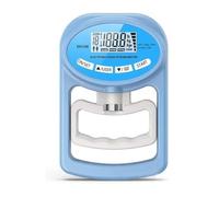 Dinamometro, Tester di presa 265Lbs/120Kg Dinamometro digitale a mano Misuratore USB Schermo LCD Impugnatura for allenamento potenza Sport per forza, tensione e peso(Blauw)