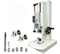 Dinamometro, Tester digitale di forza di trazione 10-2000 N corsa 270 mm | Banco di prova verticale a manovella per prove di trazione, con 5 sonde, 2 morsetti di prova(W/linear scale,500N)