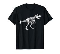 Dinausaur Skeleton Dog Bites Funny Animals Lover Maglietta