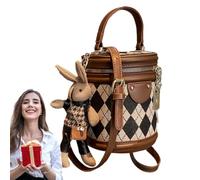 Dinchaakuarry a secchiello da donna - a tracolla, a tracolla | multifunzionale di grande capacità, accessorio durevole ed elegante alla con comoda funzione organizzativa per commissioni