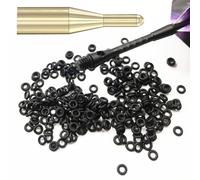 Dinchaakuarry Dart Shaft O Rings - 100 Gommini Antiscivolo | Wear-Resistant with Installation Tool, Durable Accessories for Metal 2BA Threaded Shafts