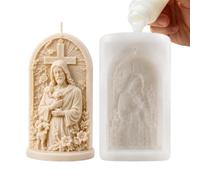 Dinchaakuarry Easy Release Candle Craft Supply Mold, 5.91x3.74 Inches
