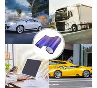 Dinchaakuarry Fascia Parabrezza Tinta Antisole - Pellicola per Oscurare Vetri Veicoli - Adesivo per Veicoli e Camion con Riduzione Calore e Blocco Raggi UV per Esterni Auto