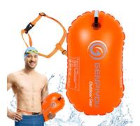 Dinchaakuarry Flotteur De sécurité De,Flotteur De sécurité Aux Couleurs Vives, Ceinture Ajustable - Bulle De Nage Légère Et Visible, Entraînement À La Nage En Toute sécurité, Nage En EAU