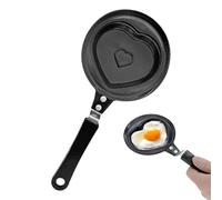 Dinchaakuarry -Padella Uovo Non Equipaggiata Frittata Induzione Fornello Padella Piccola Padelletta Prima Colazione Padelletta Pancake Padelletta Pancake Padella Compatta Ovale Cucina Cucina Non -