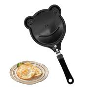 Dinchaakuarry -Padella Uovo Non Equipaggiata Frittata Induzione Fornello Padella Piccola Padelletta Prima Colazione Padelletta Pancake Padelletta Pancake Padella Compatta Ovale Cucina Cucina Non -