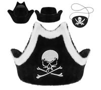 Dinchaakuarry Pirate Party Hat For Women Men Masquerade Performance