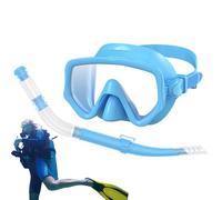 Dinchaakuarry Snorkeling top asciutto adulto, set di immersioni snorkeling,Vista ampia panoramica che la copertura del viso di snorkeling del naso - Silicone subacqueo copertura per il viso per