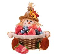 Dinchaakuarry Spaventapasseri, realizzato a mano, in peluche, per bambole, a forma di girasole, per decorare la casa, la raccolta autunnale, per centri da tavolo