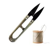 Dinchaakuarry Thread Cutting Scissors - Mini Sewing Shears, Yarn Snipping Tool Small Craft Fabric Nipper Handy Accessory| Trimming with Ergonomic Handle Design for Sewing Mini DIY Projects