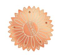 Dinchaakuarry Weatherproof Physical Safe Panel, Bird Bath Maintenance Copper, Purification | Ideal for Home Garden Backyard Courtyard Care Water Safety Installation Enhancement Use Decorative S