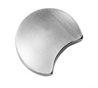 Dine with Elegance - Set di 4 supporti per bacchette in metallo, motivo luna dorata, accessorio decorativo funzionale per ogni occasione (argento)