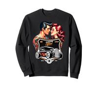 Diner Auto Rockabilly Anni '50 Felpa