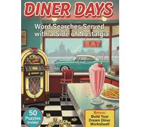 Diner Days: Word Searches Served with a Side of Nostalgia
