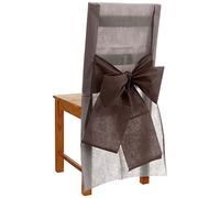 Diner Presque Parfait 6 coprisedia + Fiocco 54 x 93 cm, Marrone, 54 x 93