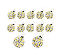 DINESA 12PCS G4 Luci LED Lampadine Side Pin Base Rotonda G4 5050 12SMD LED RV Luce Casa Luce di Lettura,