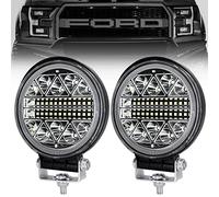 Dinfu fari led trattore faro da lavoro 4 "126 W impermeabile Round Offroad Flood lumière per jeep, SUV, cacciatori