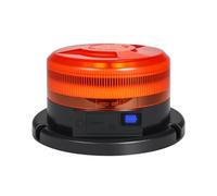 Dinfu lampeggiante arancione a batteria Display di carica lampeggiante led senza fili 12V Faro rotante a LED con magnetico, Cavo USB e accendisigari e 9 modalità per auto trattore UTV SUV J-eep